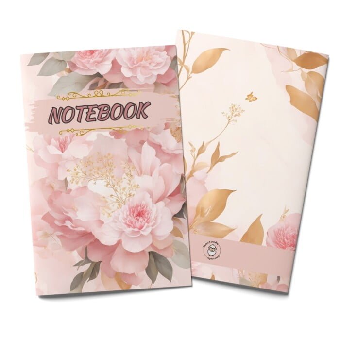 Notebook Graph paper - Flowers - Imagen 1