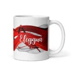 Taza blanca brillante Elegguá # 2 - Imagen 2