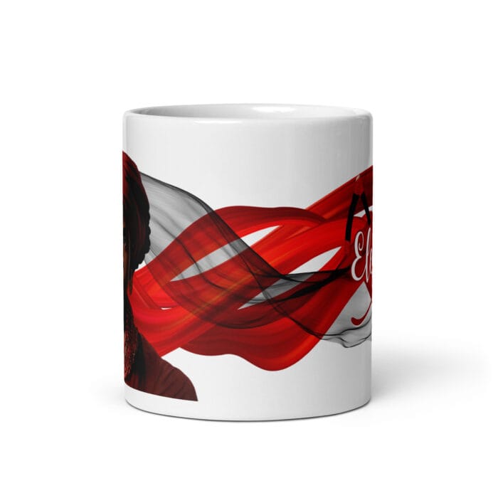 Taza blanca brillante Elegguá # 3 - Imagen 3