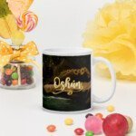 Taza blanca brillante Oshún # 2 - Imagen 2
