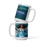 Taza blanca brillante Yemayá # 1 - Imagen 5