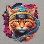 Sudadera con capucha Gato Ninja - Imagen 2