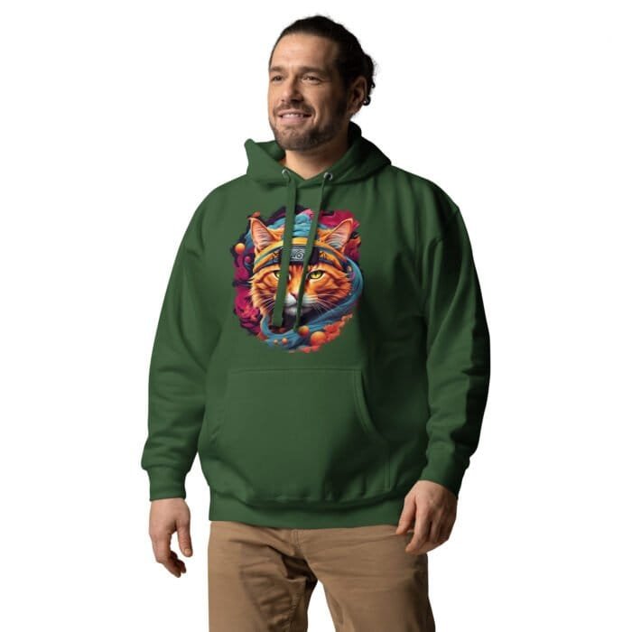 Sudadera con capucha Gato Ninja - Imagen 7