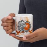 Taza de Leo, Taza del Zodiaco, Signo Estelar de Leo, Taza de Café - Imagen 4