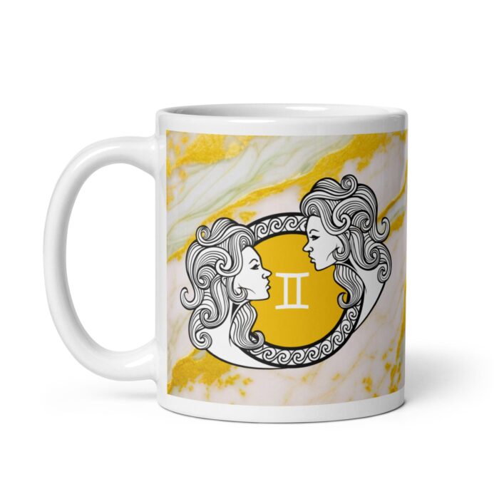 Taza de Géminis, Taza del Zodiaco, Signo Estelar de Géminis, Taza de Café - Imagen 1