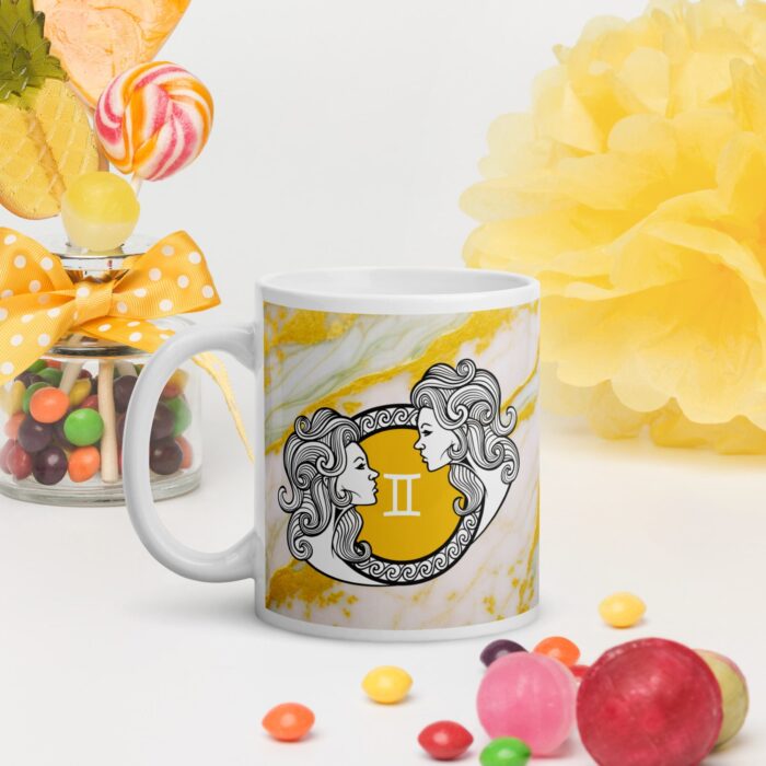 Taza de Géminis, Taza del Zodiaco, Signo Estelar de Géminis, Taza de Café - Imagen 4