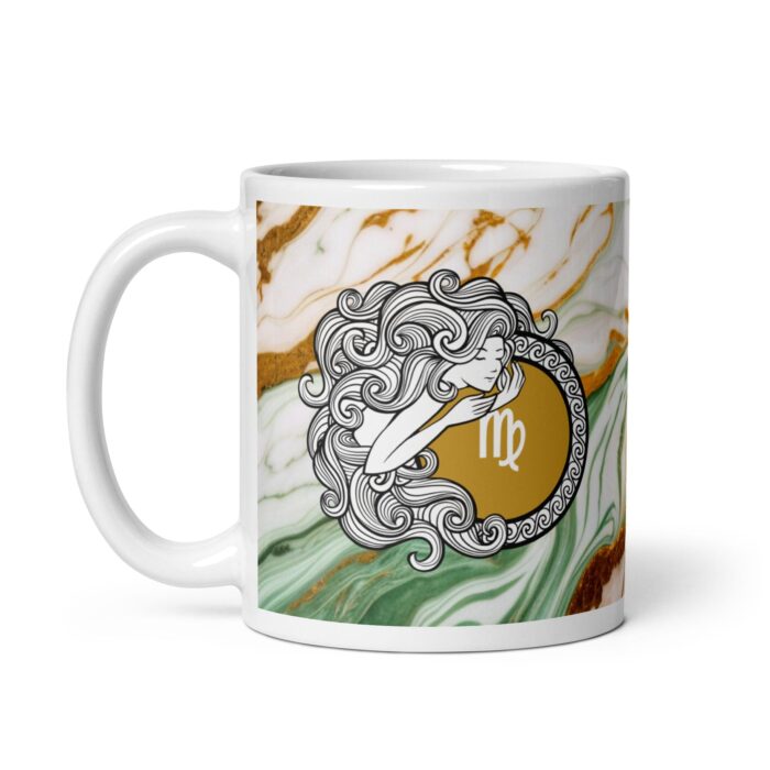 Taza de Virgo, Taza del Zodiaco, Signo Estelar de Virgo, Taza de Café - Imagen 1