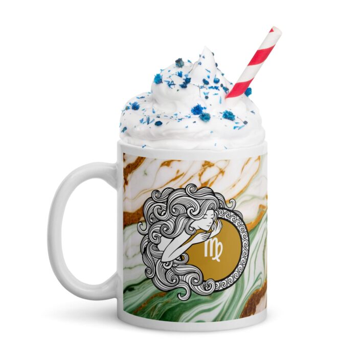 Taza de Virgo, Taza del Zodiaco, Signo Estelar de Virgo, Taza de Café - Imagen 4