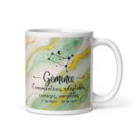 Taza de Géminis, Taza del Zodiaco, Signo Estelar de Géminis, Taza de Café - Imagen 2