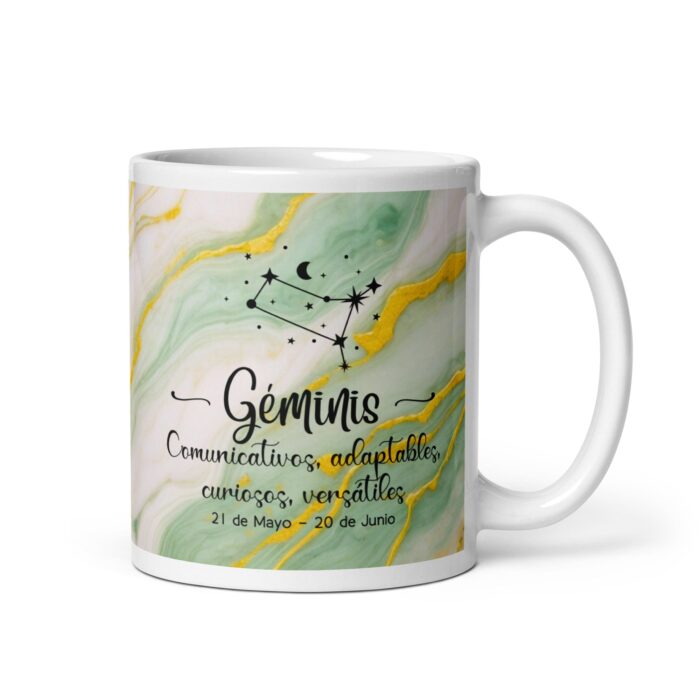 Taza de Géminis, Taza del Zodiaco, Signo Estelar de Géminis, Taza de Café - Imagen 2