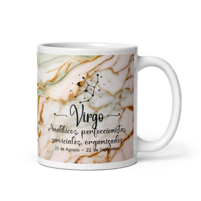 Taza de Virgo, Taza del Zodiaco, Signo Estelar de Virgo, Taza de Café - Imagen 2