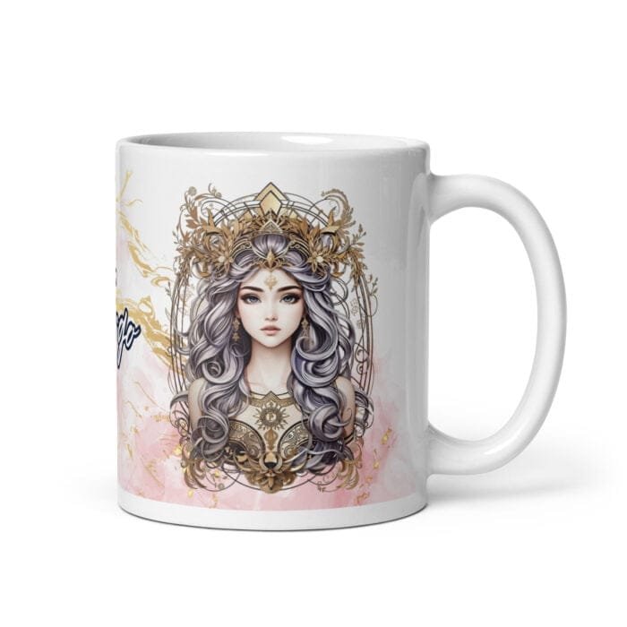 Taza de Virgo Art, Taza del Zodiaco, Signo Estelar de Virgo, Taza de Astrología, Taza de Café - Imagen 3