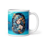 Taza de Acuario Art, Taza del Zodiaco, Signo Estelar de Acuario, Taza de Astrología, Taza de Café - Imagen 3