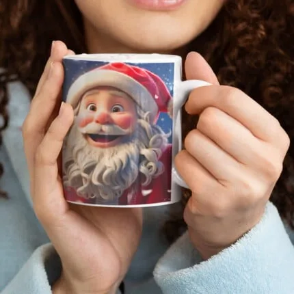 Taza de Papá Noel, regalo para la familia, regalo de Navidad, diseño personalizado