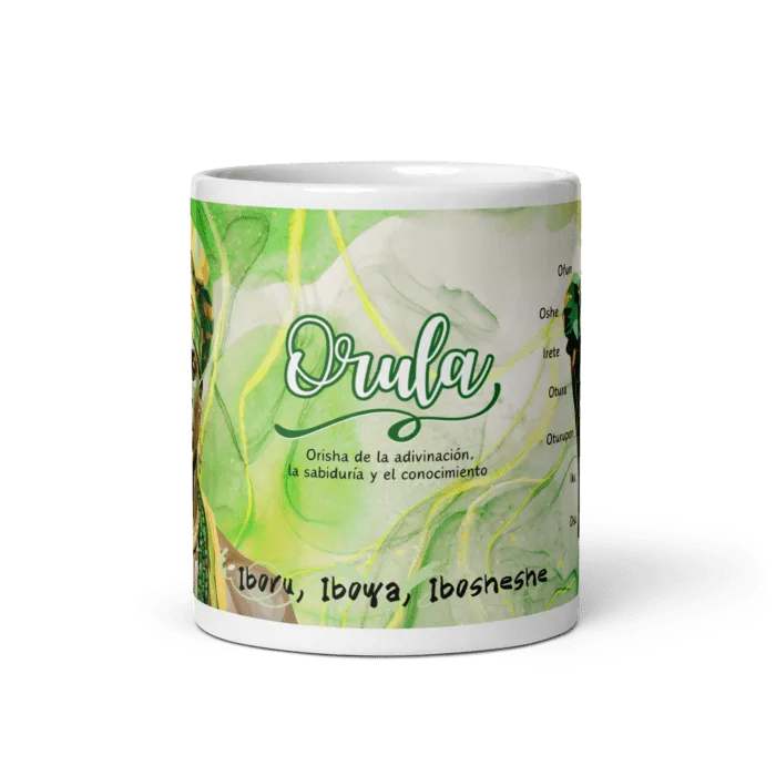 Taza blanca Orunmila - Imagen 3