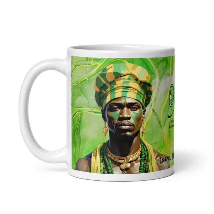 Taza blanca Orunmila - Imagen 1