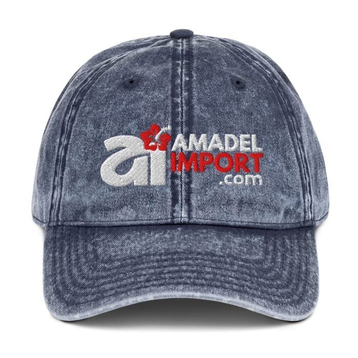 Gorra sarga algodón vintage - Imagen 1