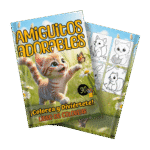 Amiguitos Adorables ¡Colorea y Diviértete! - Imagen 7