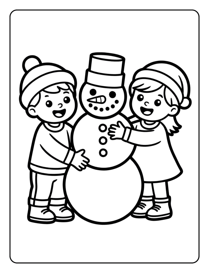 Bold & Easy Christmas Coloring Book for Kids - Imagen 3