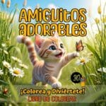 Amiguitos Adorables ¡Colorea y Diviértete!