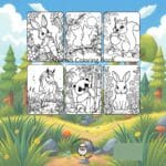 Animals Coloring Book - Imagen 2