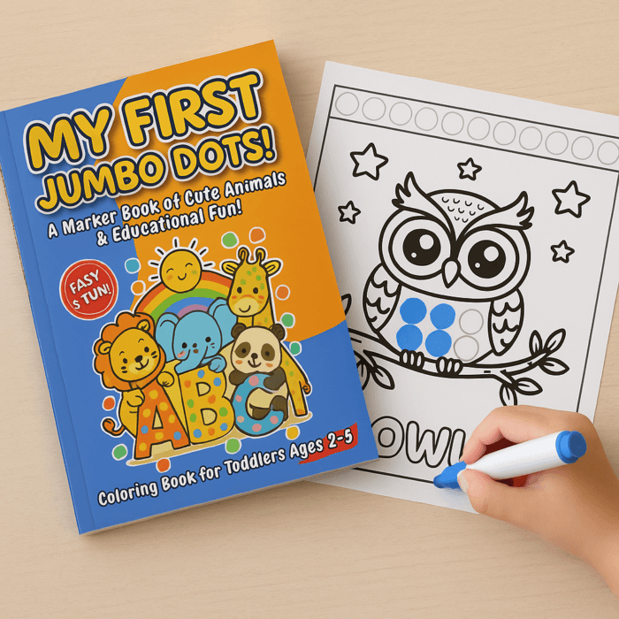 My First Jumbo Dots!: A Marker Book of Cute Animals & Educational Fun! - Imagen 6