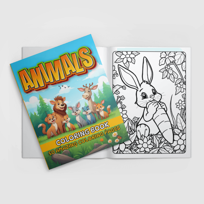 Animals Coloring Book - Imagen 4
